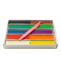 Pastă de modelat moale Kroha, 10 culori x 15gr.
